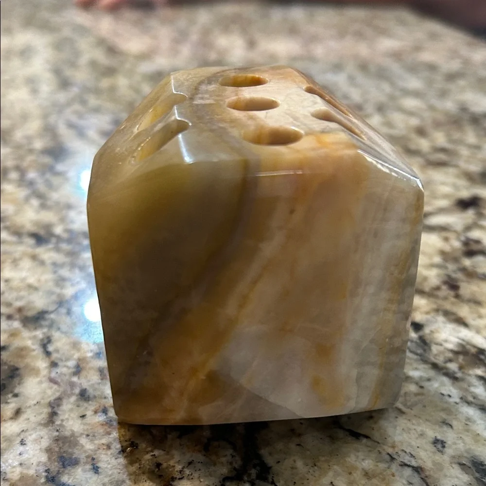 Marble Stone Pen & Pencil Holder